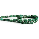 11x9mm Brazilian Emerald Faceted Nuggets 16 inch 31 beads - The Bead Traders