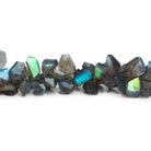 11x9mm Labradorite Faceted Nuggets 8 inch 39 beads - The Bead Traders