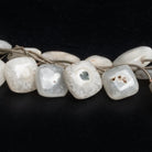12 - 18mm Solar Quartz Plain Pillows 7.5 inch 7 beads - The Bead Traders