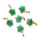 12mm Aventurine Star Focal Pendant 1 Bead - The Bead Traders