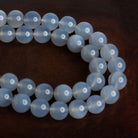 12mm Turkish Chalcedony Plain Rounds 16 inch 33 beads - The Bead Traders