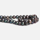 12x10mm Peacock Baroque Pearls 16 inch 42 beads - The Bead Traders