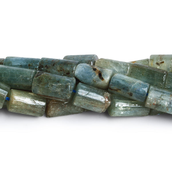 12x7mm Kyanite Tubes 14 inch 28 beads