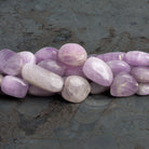 12x8mm Kunzite Plain Nuggets 8 inch 19 beads - The Bead Traders