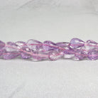12x8mm Pink Amethyst Faceted Teardrops 8 inch 18 beads - The Bead Traders