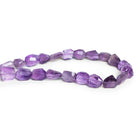 12x9mm Amethyst Faceted Nuggets 10 inch 20 beads - The Bead Traders