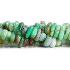 12x9mm Chrysoprase Plain Chips 8 inch 30 beads - The Bead Traders