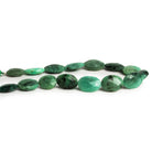 12x9mm Emerald Faceted Ovals 7.5 inch 15 beads - The Bead Traders