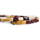 12x9mm Mookaite Faceted Rectangles 15 inch 25 beads - The Bead Traders