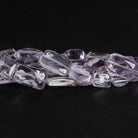 12x9mm Pink Amethyst Plain Rectangles 8 inch 18 beads - The Bead Traders