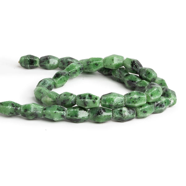 12x9mm Zoisite Bicones 16 inch 34 beads