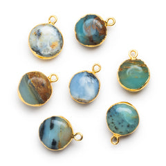 Blue Peruvian Opal Beads