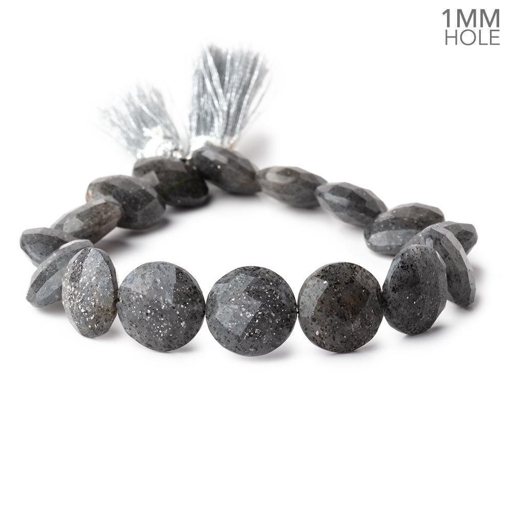 13mm Celestial Quartz Faceted Coins 8 inch 16 beads - The Bead Traders