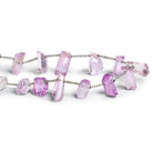 13x10mm Kunzite Faceted Nuggets 7 inch 13 beads - The Bead Traders
