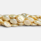 13x10mm Lemon Drop Oval Pearls 15 inch 26 beads - The Bead Traders