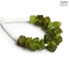 13x10mm Matte Peridot 2mm Large Hole Natural Crystals 10 Beads - The Bead Traders
