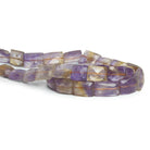 13x11mm Ametrine Faceted Rectangles 15 inch 28 beads - The Bead Traders