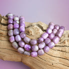 13x11mm Kunzite Plain Nuggets 16 inch 29 beads - The Bead Traders