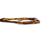 13x4mm Tiger's Eye Rectangles 15 inch 28 beads - The Bead Traders