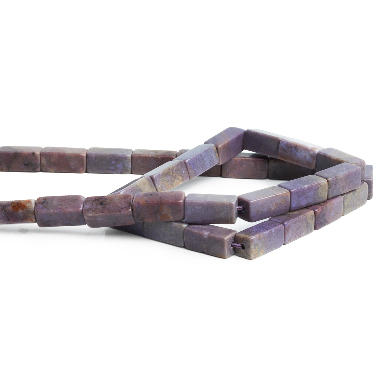 13x6mm Turkish Jade Rectangles 17 inch 33 beads - The Bead Traders