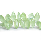 13x7mm Prehnite Faceted Marquises 8 inch 48 beads - The Bead Traders