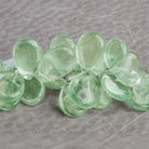 13x8mm Fluorite Plain Pears 7.5 inch 44 beads - The Bead Traders