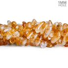 13x9mm Bi - Color Citrine Plain Nuggets 16 inch 63 beads - The Bead Traders