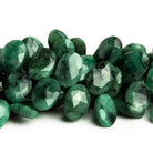 13x9mm Brazilian Emerald Faceted Ovals 8 inch 34 beads - The Bead Traders