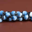13x9mm Denim Opal Faceted Teardrops 7.5 inch 15 beads - The Bead Traders