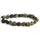 13x9mm Tourmaline Natural Crystals 7.5 inch 17 beads - The Bead Traders