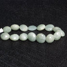14mm Aquamarine Faceted Coins 8 inch 15 beads - The Bead Traders