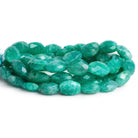 14x10mm Amazonite Faceted Ovals 16 inch 28 beads - The Bead Traders