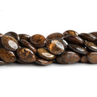 14x10mm Bronzite Plain Ovals 15 inch 22 beads - The Bead Traders