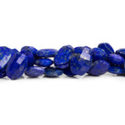 14x10mm Lapis Lazuli Faceted Pillows 8 inch 20 beads - The Bead Traders