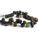 14x10mm Tourmaline Natural Crystals 7.5 inch 35 beads - The Bead Traders