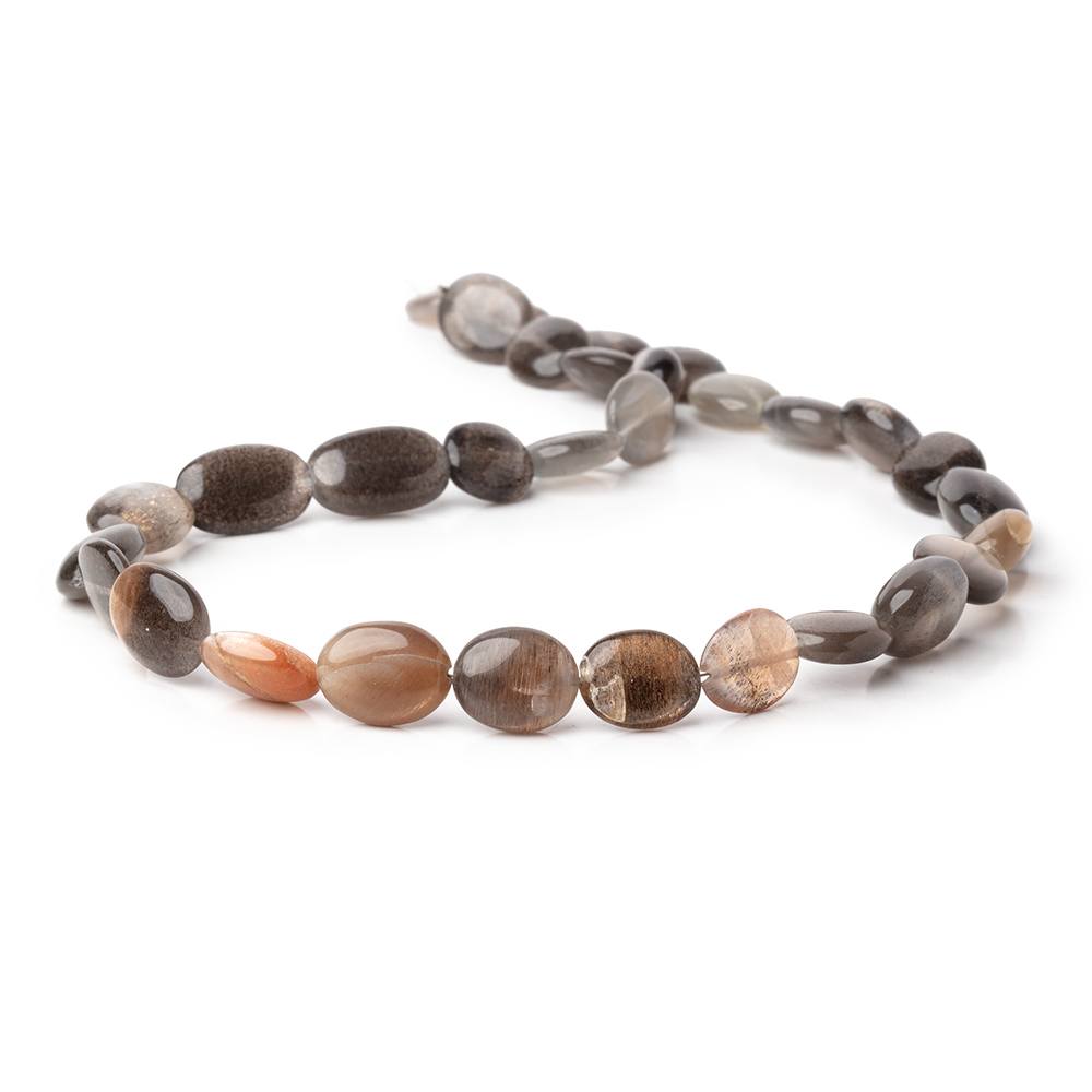 14x11mm Feldspar Plain Ovals 16 inch 30 beads - The Bead Traders