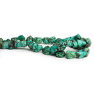 14x11mm Natural Chinese Turquoise Nuggets 15 inch 37 beads - The Bead Traders