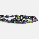14x9mm Peacock Keshi Pearls 15 inch 24 beads - The Bead Traders