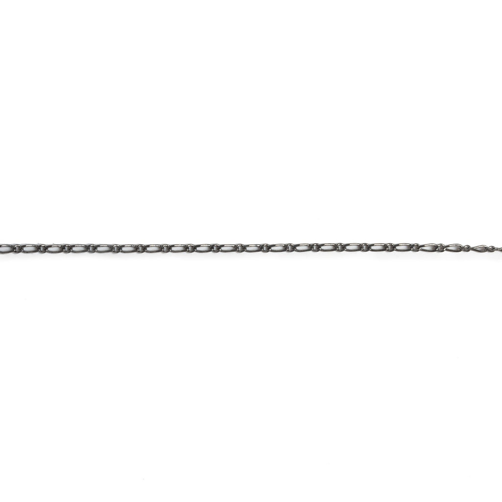 1.5mm Black Gold plated Link Chain 3 Feet - The Bead Traders