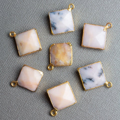 Pink Peruvian Opal Beads