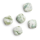 15mm Matte Harmony Jasper Squares Set of 5 bead focals - The Bead Traders