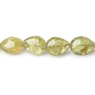 15x9mm Grossular Garnet Faceted Pears 8 inch 18 beads - The Bead Traders