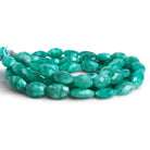 16x11mm Amazonite Faceted Ovals 18 inch 30 beads - The Bead Traders