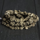 16x11mm Pyrite Nuggets 18 inch 34 beads - The Bead Traders