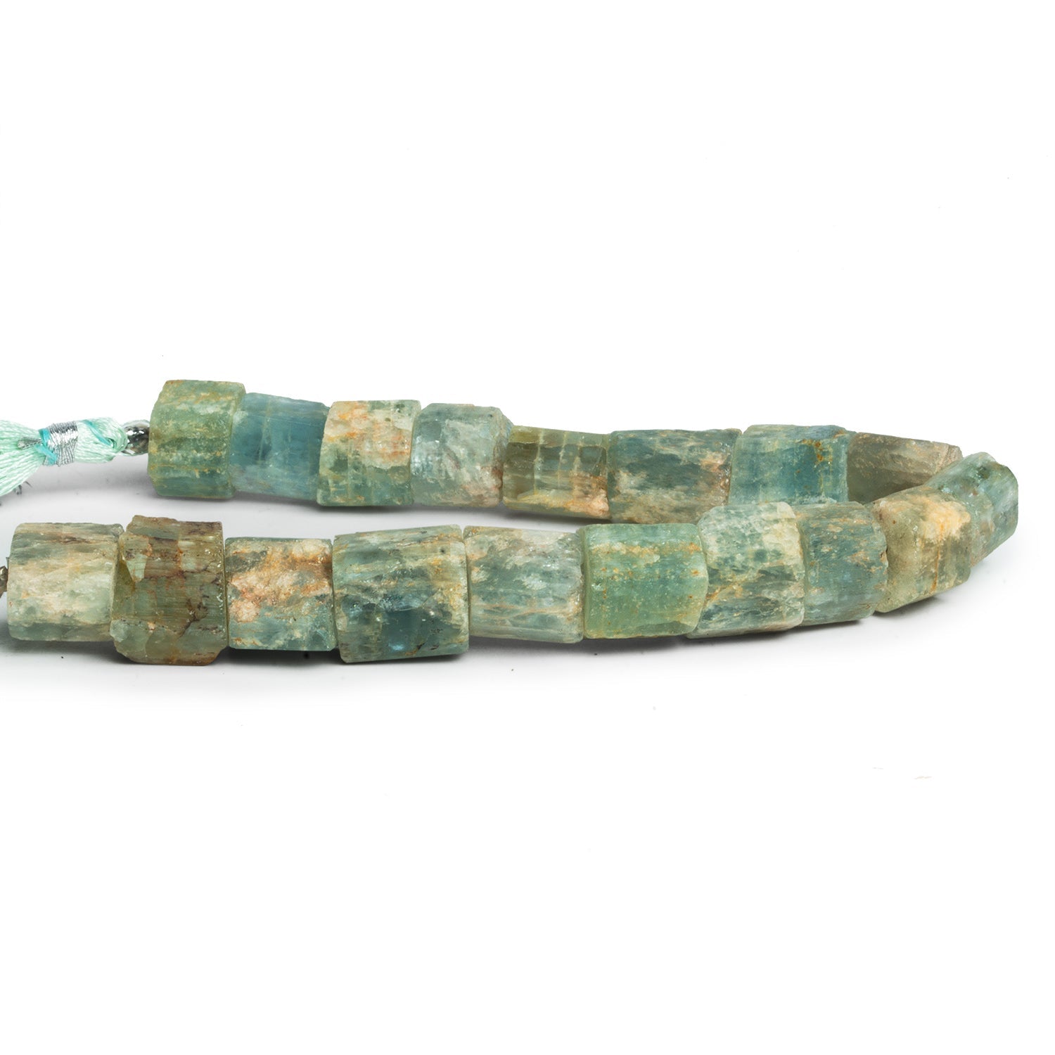 16x12mm Aquamarine Natural Crystals 7.5 inch 12 beads - The Bead Traders