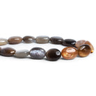 16x12mm Sunstone & Moonstone Plain Ovals 9 inch 15 beads - The Bead Traders
