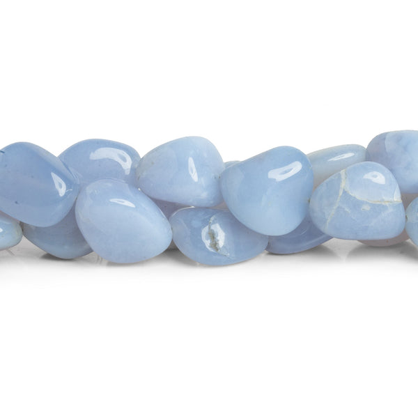 16x12mm Turkish Chalcedony Hand Polished Nuggets 16 inch 24 beads