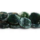 16x13mm Agate Straight Drilled Slices 8 inch 14 beads - The Bead Traders