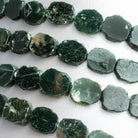 16x13mm Agate Straight Drilled Slices 8 inch 14 beads - The Bead Traders