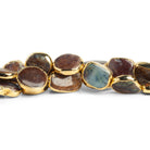 16x13mm Gold Leafed Jasper Nuggets 7.5 inch 12 beads - The Bead Traders